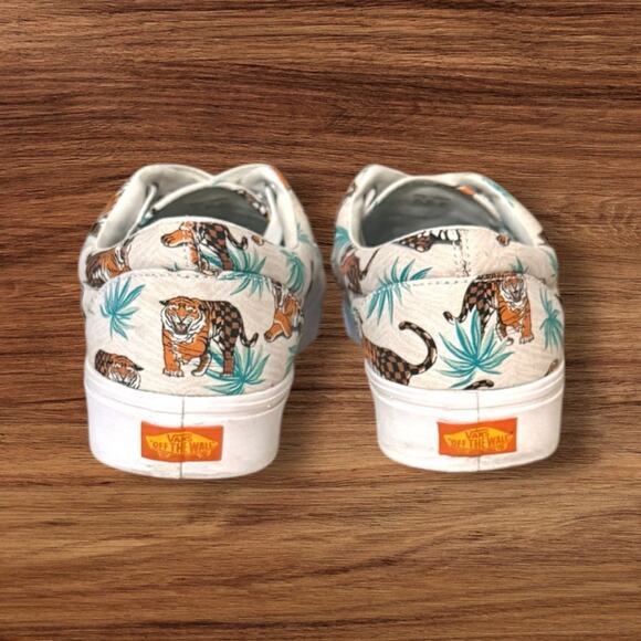 Vans Mens Discovery Comfycush Era Project Cat Multicolor Tiger Sneakers Size 11 - Picture 5 of 7